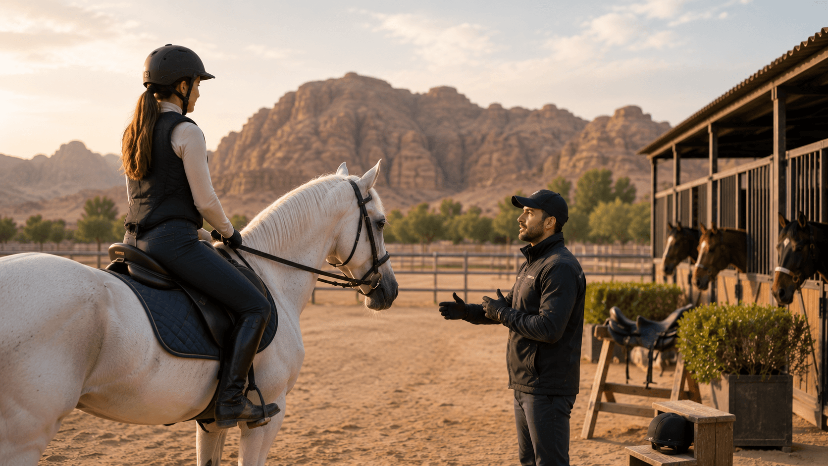دليل المبتدئين لركوب الخيل في الأردن
