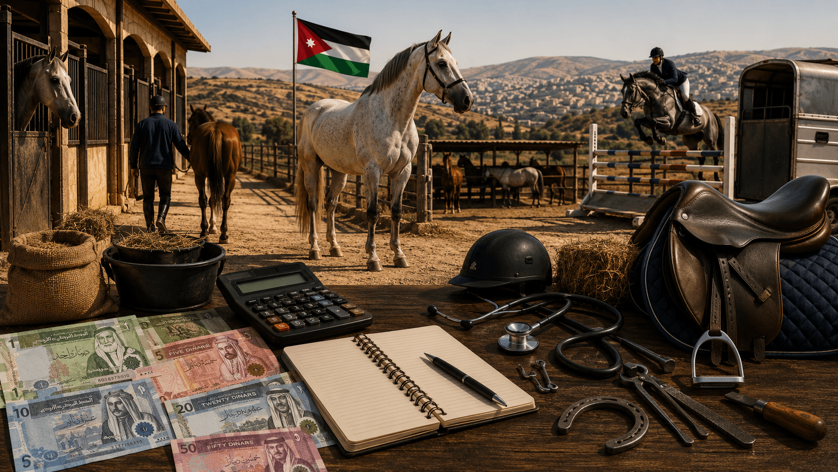  التكلفة الحقيقية لامتلاك الخيل في الأردن: دليل شامل للأسعار 2026