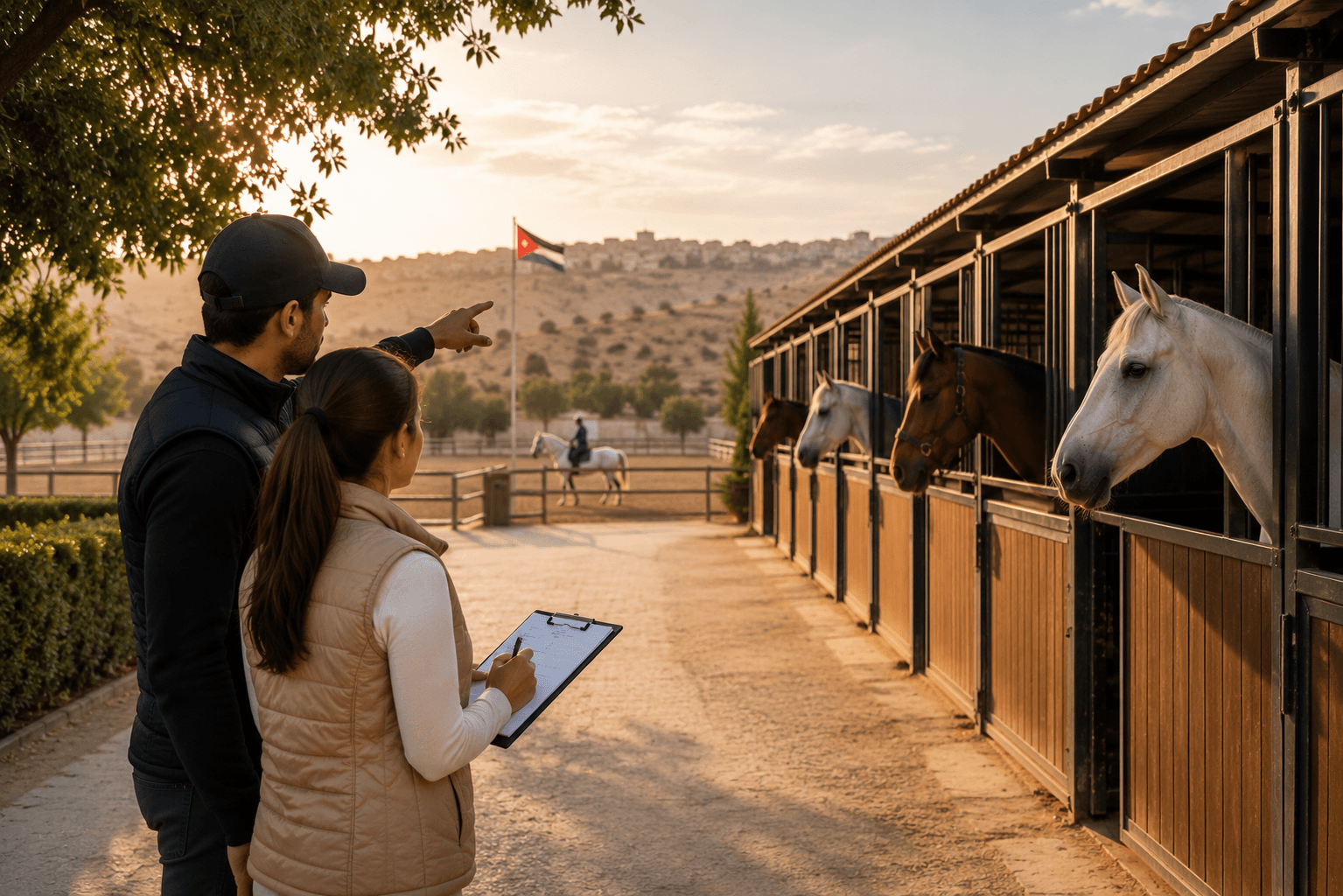 كيف تختار الإسطبل المناسب في الأردن